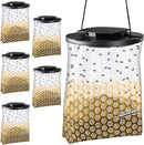 Flies Be Gone Fly Trap 5 Pack - Disposable Non Toxic Fly Catcher - Made in USA - Natural Bait Trap for Patios, Ranches. Easy to Use Outdoor Traps, Keeps Flies from Coming Indoors