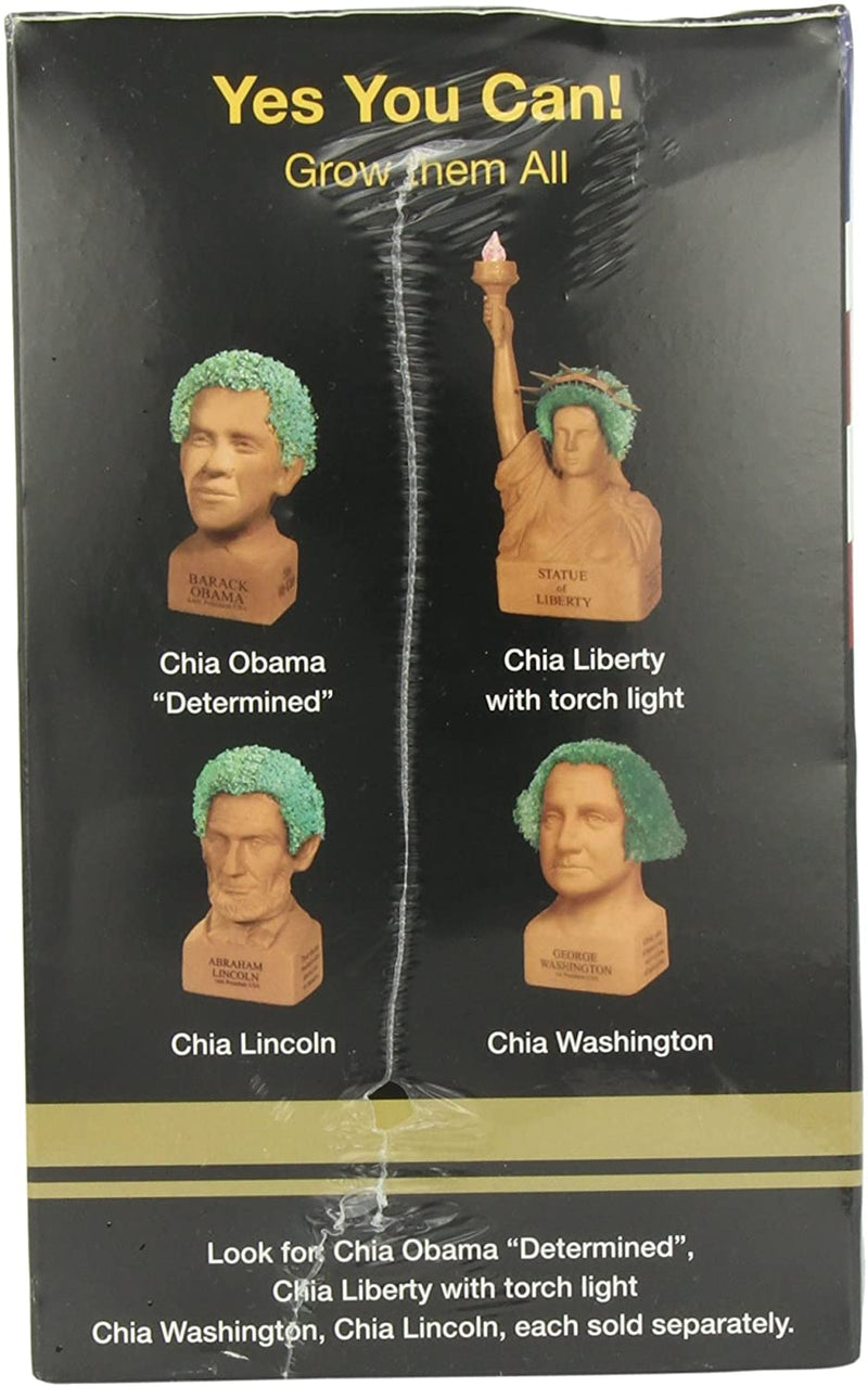 Chia Pet Statue of Liberty with Seed Pack, Decorative Pottery Planter, Easy to Do and Fun to Grow, Novelty Gift, Perfect for Any Occasion