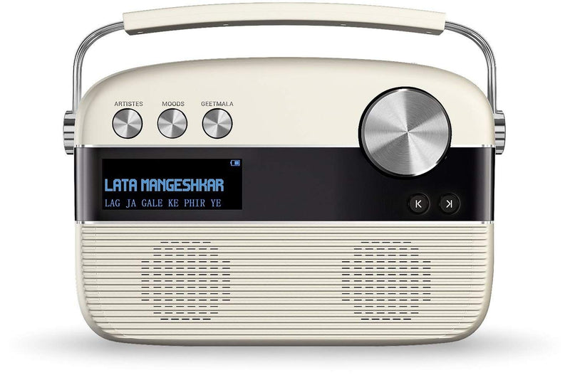 SAREGAMA Carvaan Hindi SC01 Portable Digital Music Player (Porcelain White)