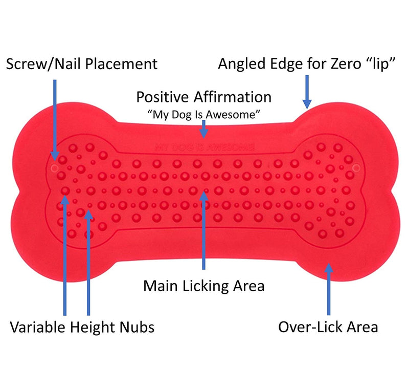 Perfect Curve Lick Lick Pad Dog Washing Distraction Device