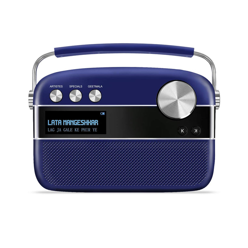 Saregama Carvaan Premium with App Portable Digital Music Player (Royal Blue) 5000 Hindi Songs