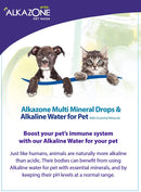 Alkazone Alkaline Multi Mineral Drops for Cats and Dogs | Mineral Rich Alkaline Drops | Tasteless & Flavorless | 1 Pack Yields 10 Gallons | Serving Size 3 Drops | 120 Serving (1 Pack) (2 Pack)